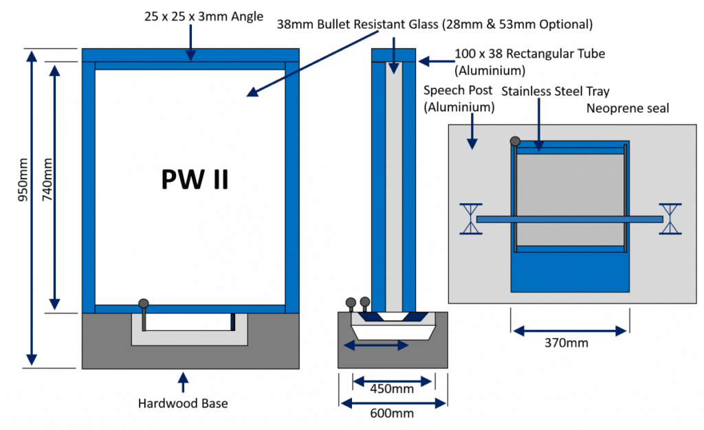 Pay Windows, Cashier Windows, Bullet Proof WIndows Suppliers, Pretoria, Johannesburg
