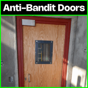 Anti-Bandit Doors Button