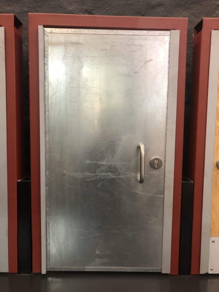 Anti-Bandit Door Galvinized and Cladded finish Anti-Bandit Door
